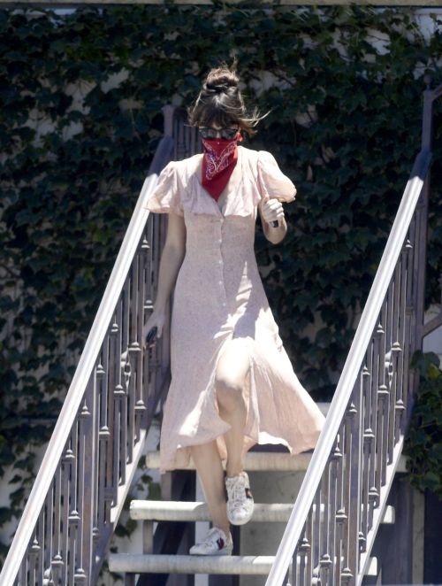Dakota Johnson Wearing Bandana Mask Out in Los Angeles 2020/06/11 8