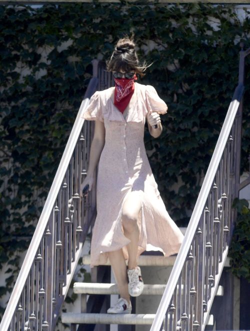 Dakota Johnson Wearing Bandana Mask Out in Los Angeles 2020/06/11 9