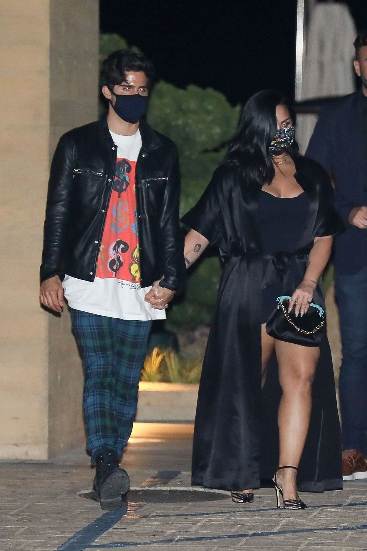 Demi Lovato and Max Henrich Leaves Nobu in Malibu 2020/06/19