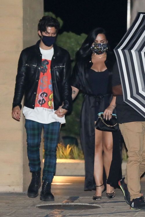 Demi Lovato and Max Henrich Leaves Nobu in Malibu 2020/06/19 2