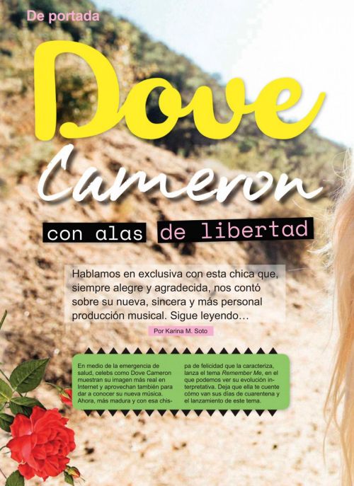 Dove Cameron in Tu Style Magazine, Mexico June 2020 6