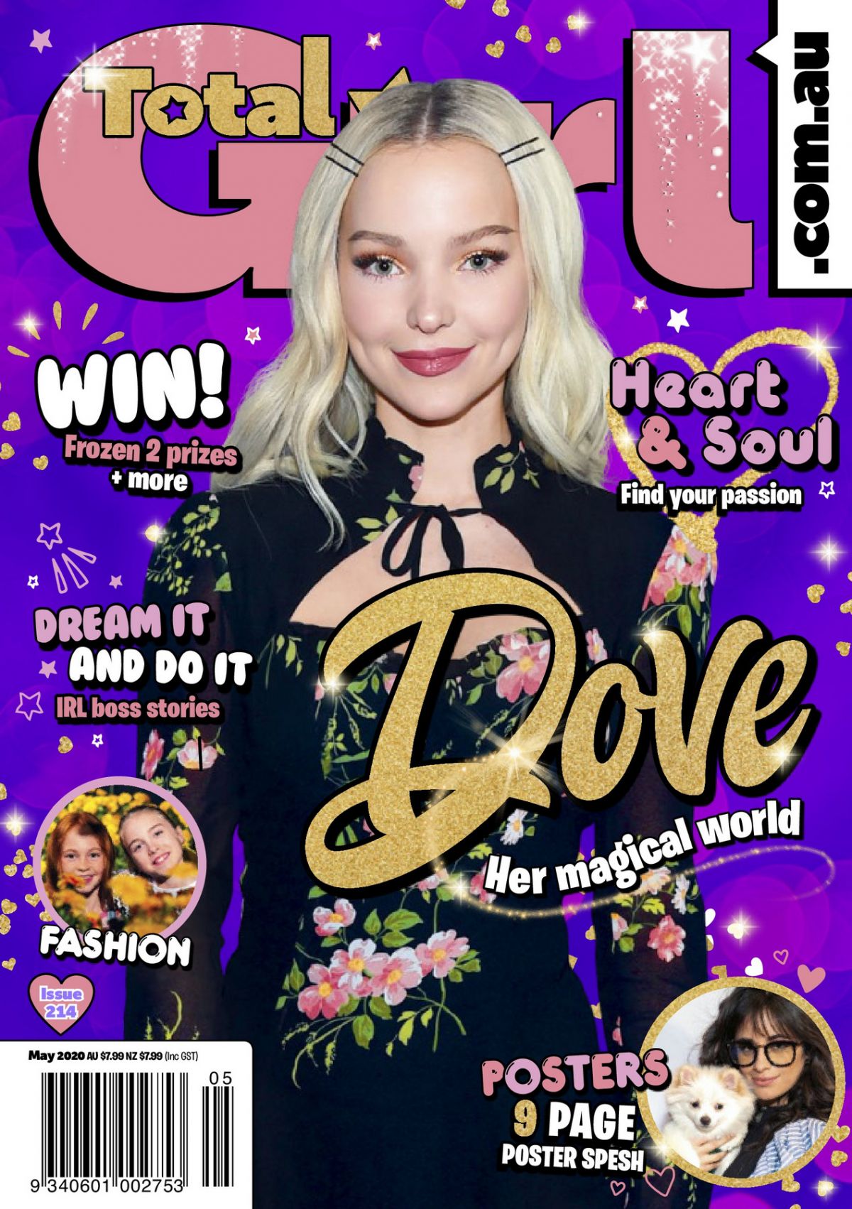Dove Cameron Photoshoot in Total Girl Magazine, May 2020