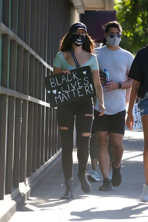Eiza Gonzalez at a Protest in West Hollywood 2020/06/09 2