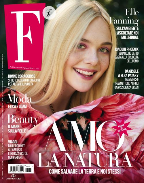 Elle Fanning Cover Photoshoot in F Magazine, June 2020