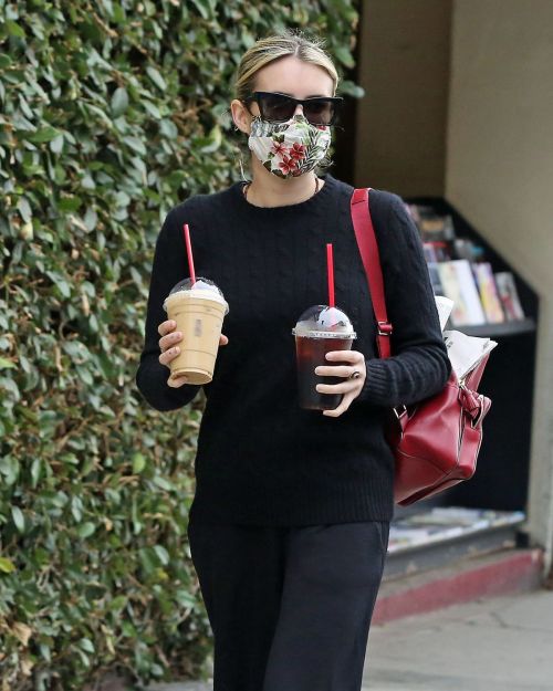 Emma Roberts Out for Coffee in Los Angeles 2020/06/05 2