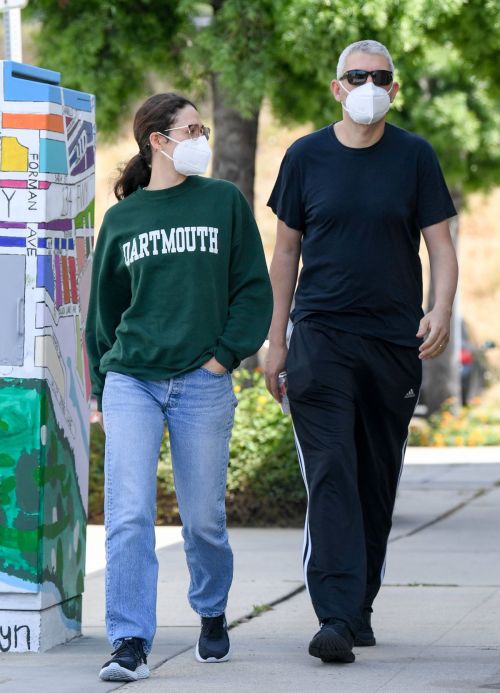 Emmy Rossum and Sam Esmail Out in Toluca Lake 2020/05/31 1