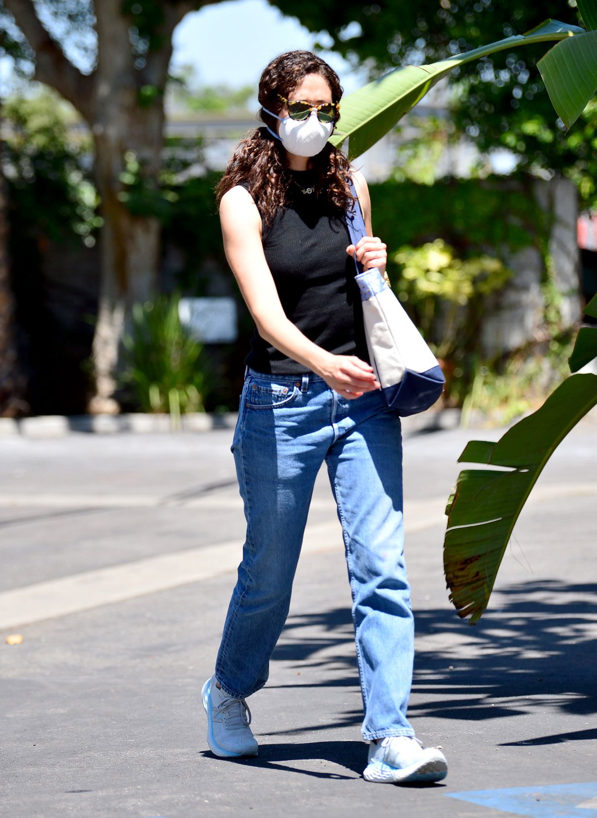 Emmy Rossum in Denim Out in Los Angeles 2020/06/12