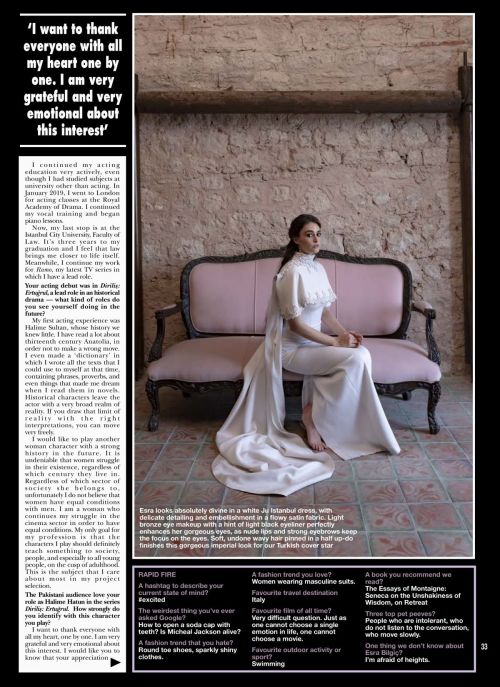 Esra Bilgic in Hello! Magazine, Pakistan Digital Issue June 2020 16