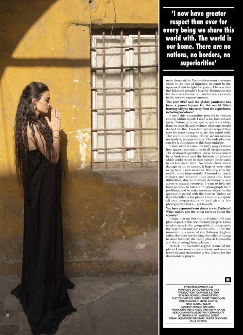 Esra Bilgic in Hello! Magazine, Pakistan Digital Issue June 2020 19