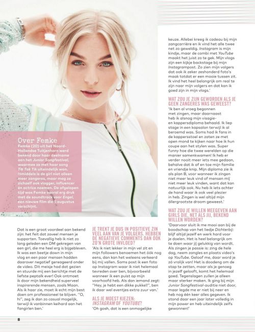 Femke Meines in Girlz Magazine, June 2020 2