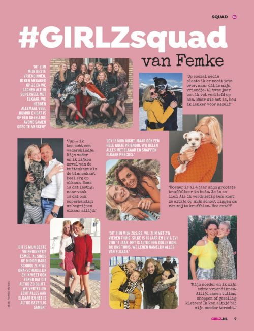 Femke Meines in Girlz Magazine, June 2020 3