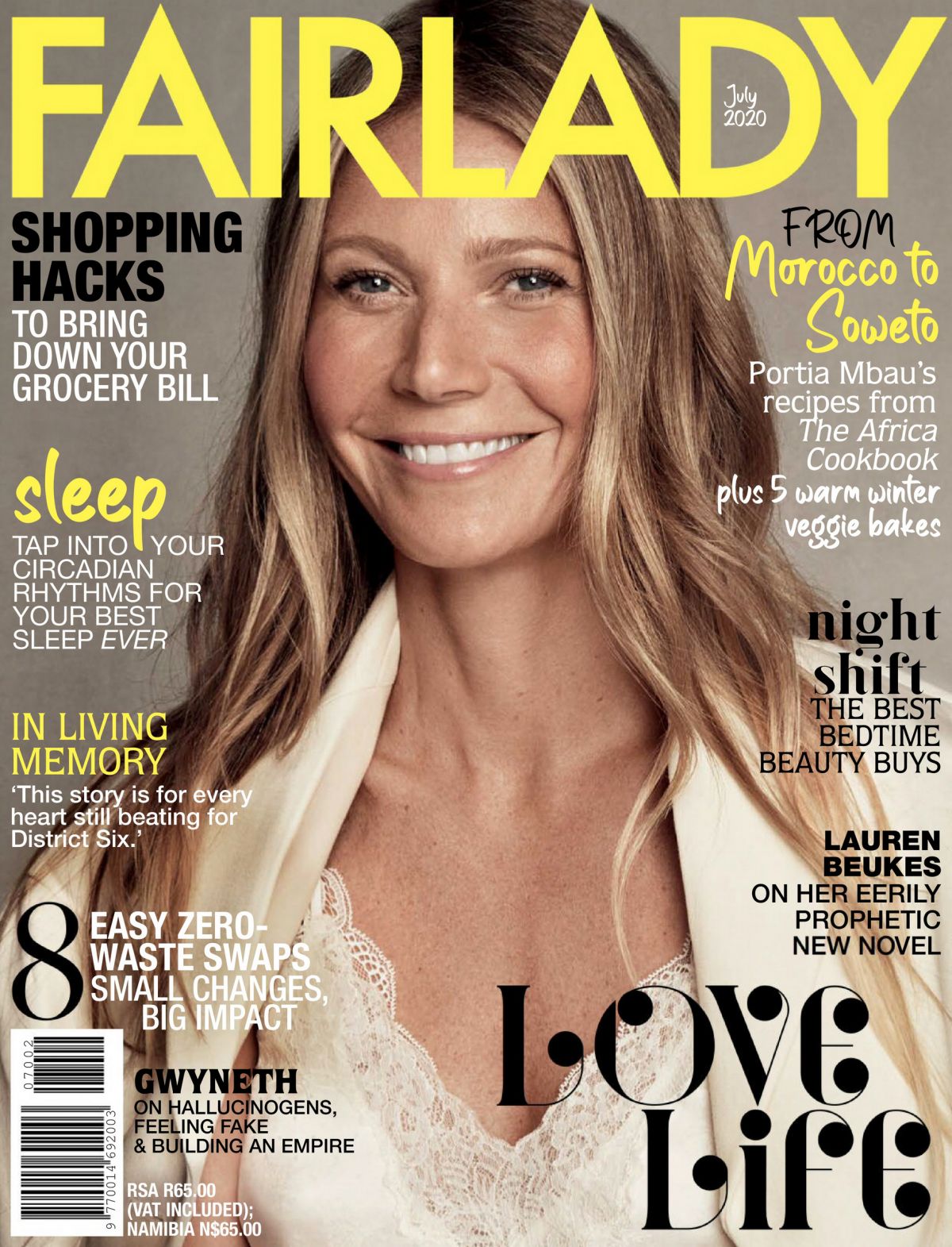 Gwyneth Paltrow in Fairlady Magazine, July 2020 Issue