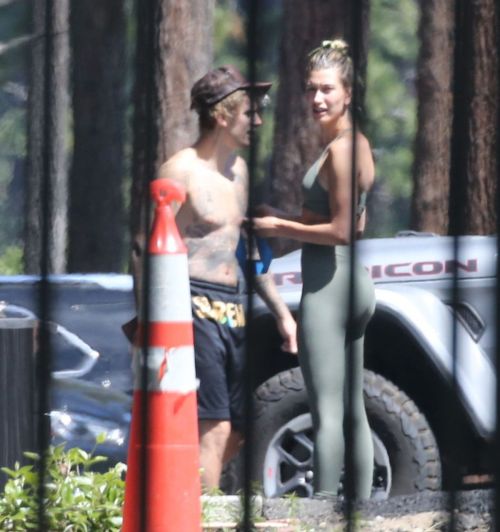 Hailey and Justin Bieber Working Out in Lake Tahoe 2020/06/13 6