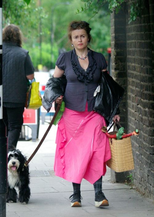 Helena Bonham Carter Out with Her Dog in London 2020/06/08 7