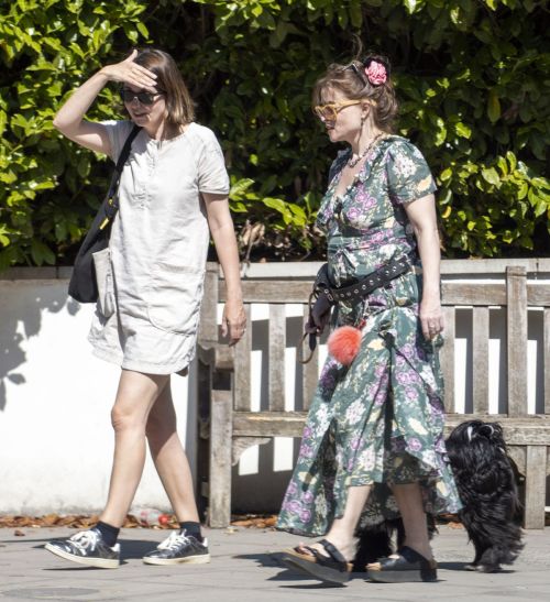 Helena Bonham Carter Out with her friends in London 2020/06/01 1