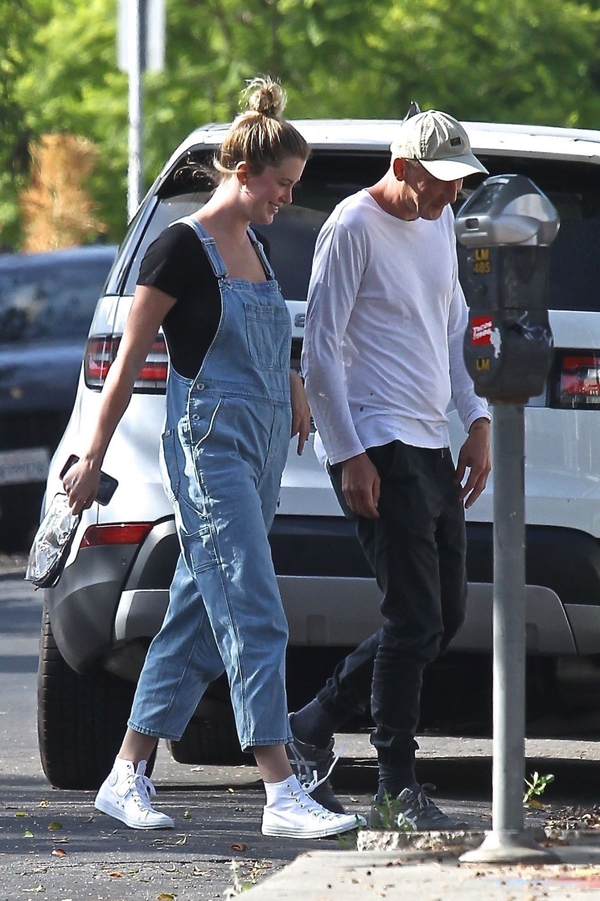 Ireland Baldwin in Denim Overalls Out in West Hollywood 2020/06/20