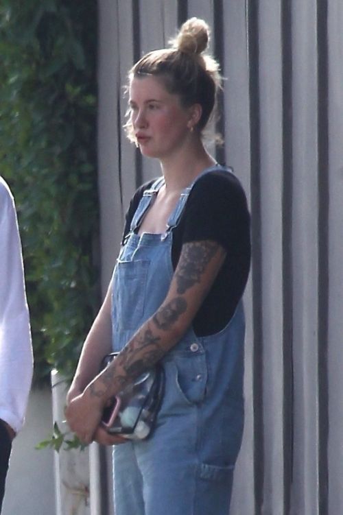 Ireland Baldwin in Denim Overalls Out in West Hollywood 2020/06/20 4