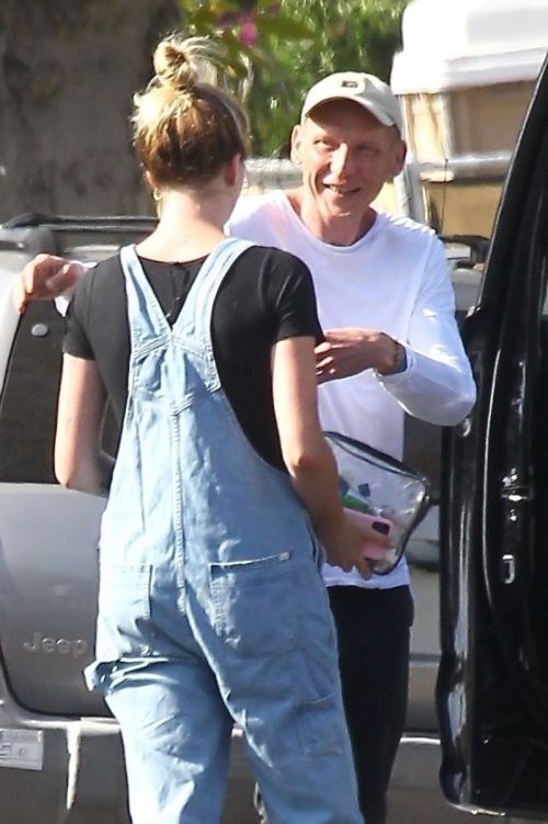 Ireland Baldwin in Denim Overalls Out in West Hollywood 2020/06/20 5