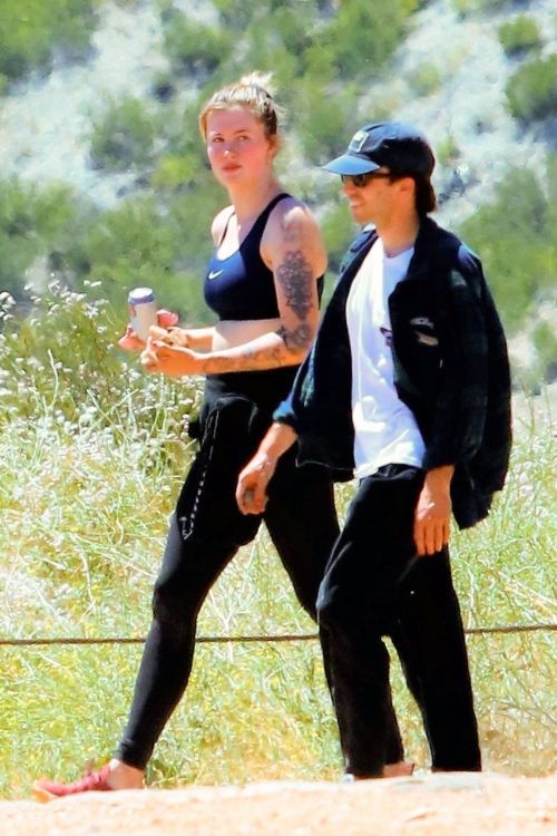 Ireland Baldwin Out Hiking in Los Angeles 2020/06/09 11