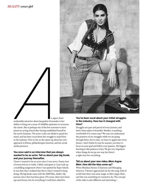 Jacqueline Fernandez in Femina Magazine, June 2020 Issue