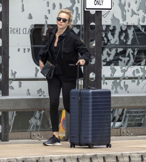 Jodie Comer seen in Black Jacket with Tights at a Train Station in Liverpool 2020/05/31