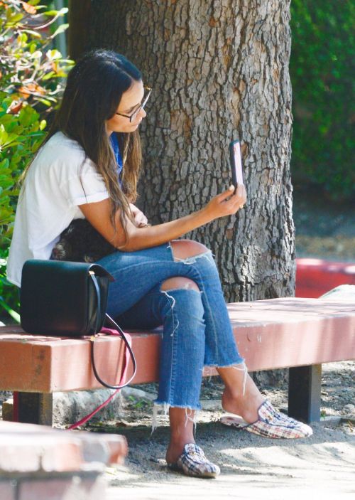 Jordana Brewster at a Park in Los Angeles 2020/06/09 11