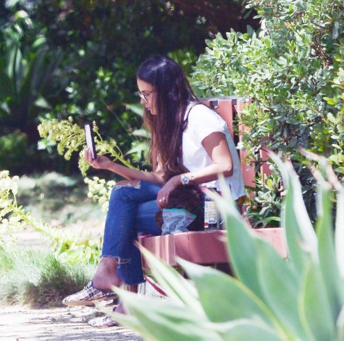 Jordana Brewster at a Park in Los Angeles 2020/06/09