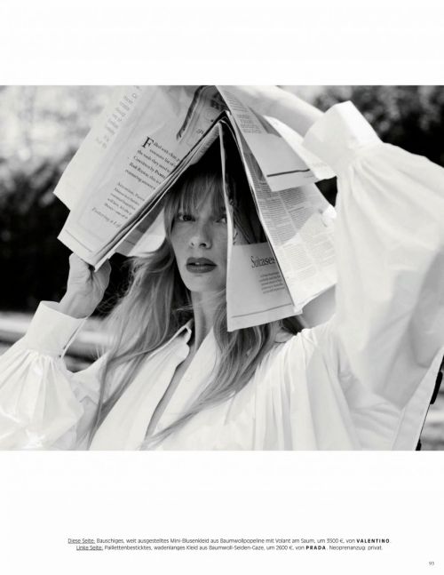 Julia Stegner in Vogue Magazine, Germany July 2020