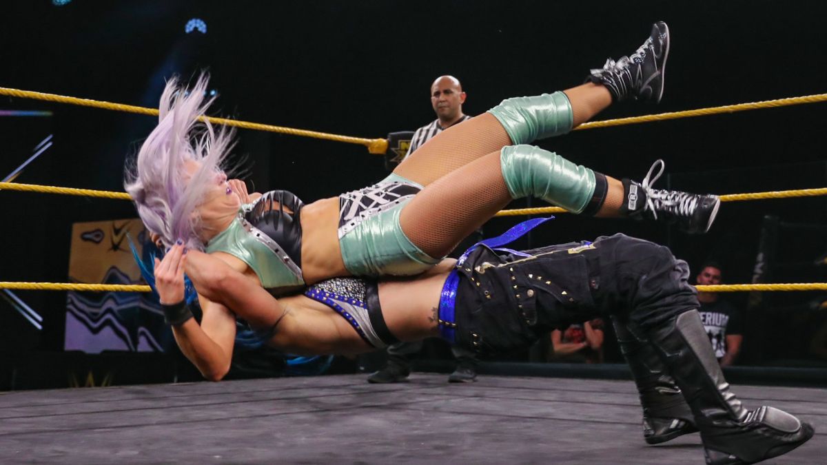 Keith Lee & Mia Yim vs. Johnny Gargano & Candice LeRae - WWE NXT 2020/06/03