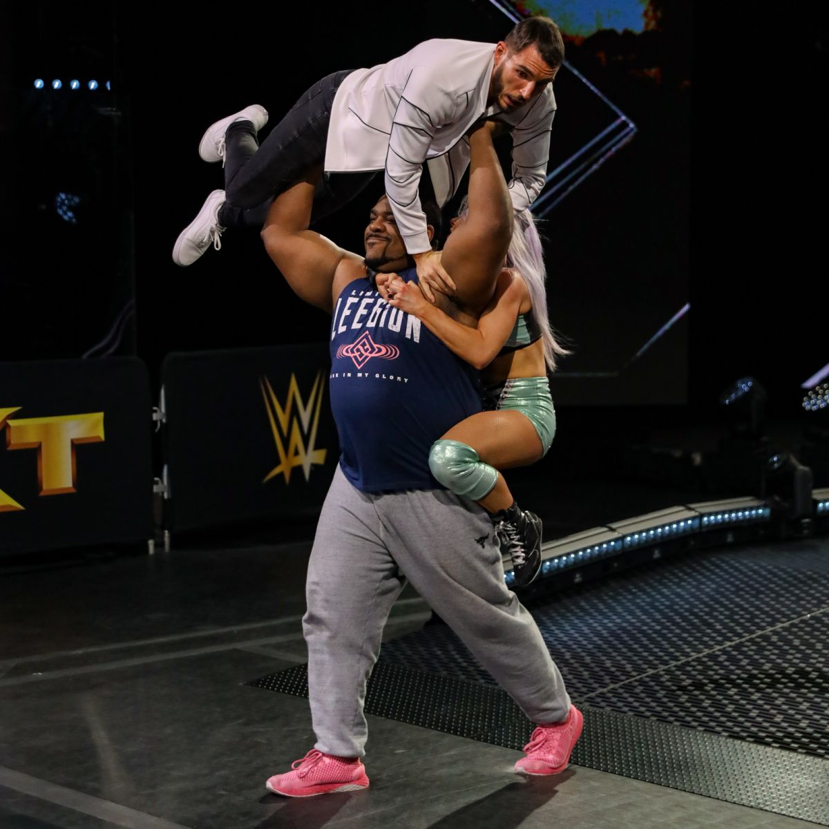 Keith Lee & Mia Yim vs. Johnny Gargano & Candice LeRae - WWE NXT 2020/06/03