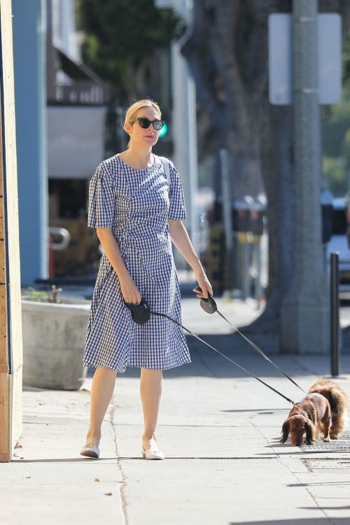 Kelly Rutherford Out with Her Dogs in Santa Monica 2020/06/10 2
