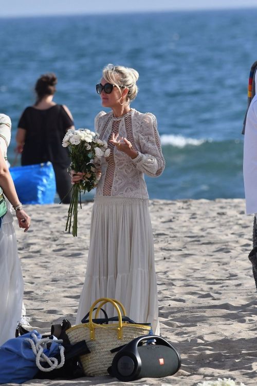 Laeticia Hallyday Celebrates Johnny Hallyday