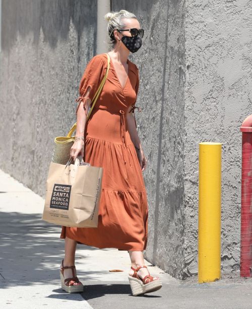 Laeticia Hallyday Out Shopping in Santa Monica 2020/06/06 2