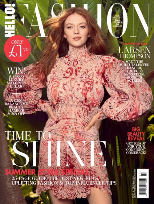 Larsen Thompson in Hello! Fashion Magazine, Summer 2020 Issue 8