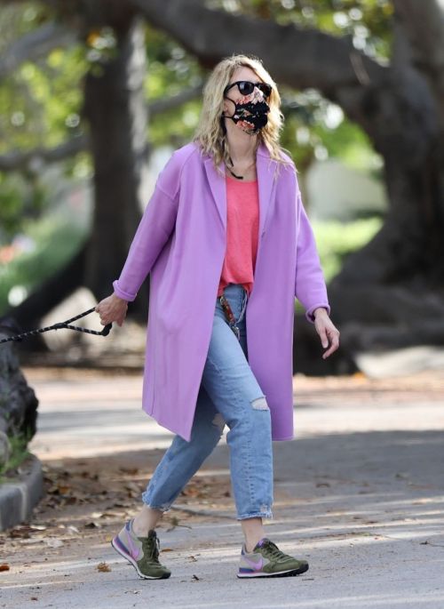 Laura Dern Out with Her Dog in Pacific Palisades 2020/06/02 1