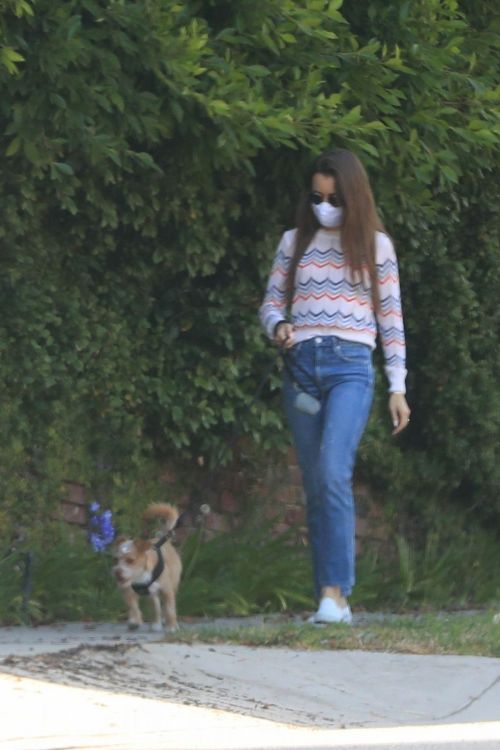 Lily Collins Out with Her Dog in Beverly Hills 2020/06/06 4