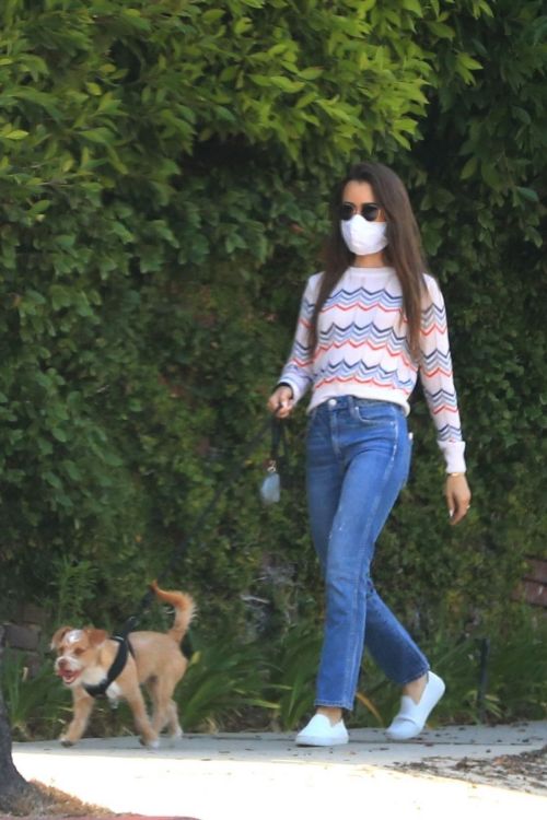 Lily Collins Out with Her Dog in Beverly Hills 2020/06/06 6