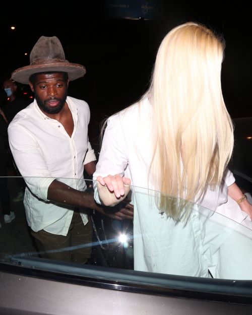 Lindsey Vonn and P. K. Subban at Catch LA in West Hollywood 2020/06/12