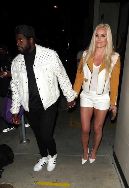 Lindsey Vonn and P. K. Subban Out for Dinner at Catch LA in West Hollywood 2020/06/13 10