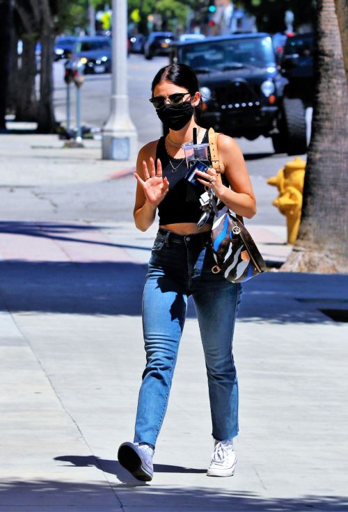 Lucy Hale in Denim Out and About in Los Angeles 2020/06/10 13