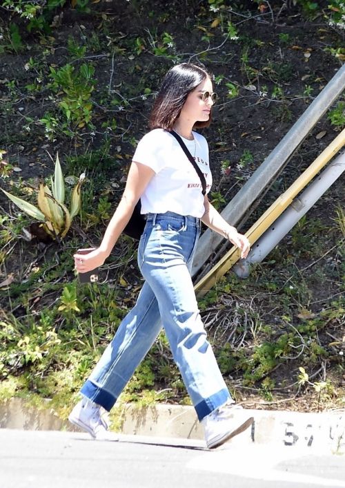 Lucy Hale in Denim Out in Studio City 2020/06/09