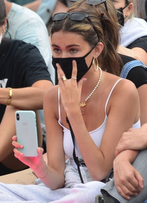 Madison Beer Out Black Lives Matter Protesting in Los Angeles 2020/06/05 13