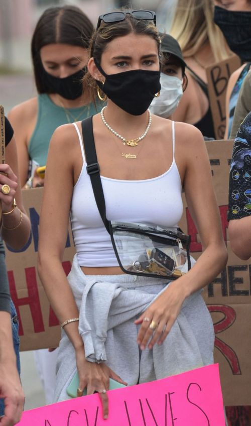Madison Beer Out Black Lives Matter Protesting in Los Angeles 2020/06/05 14