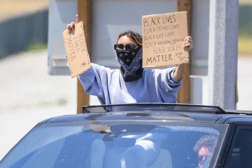Madison Beer Out Black Lives Matter Protesting in Malibu 2020/06/03 7