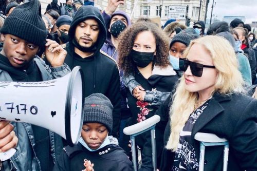 Madonna at the Protests in London 2020/06/07 1