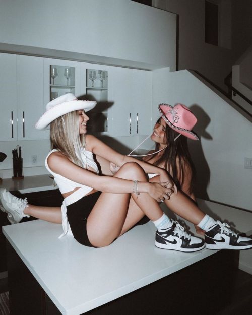 Mads Lewis and Nessa Barrett at a Photoshoot, June 2020 7