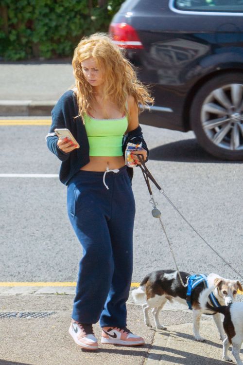 Maisie Smith Out with Her Dogs in Essex 2020/06/01 2