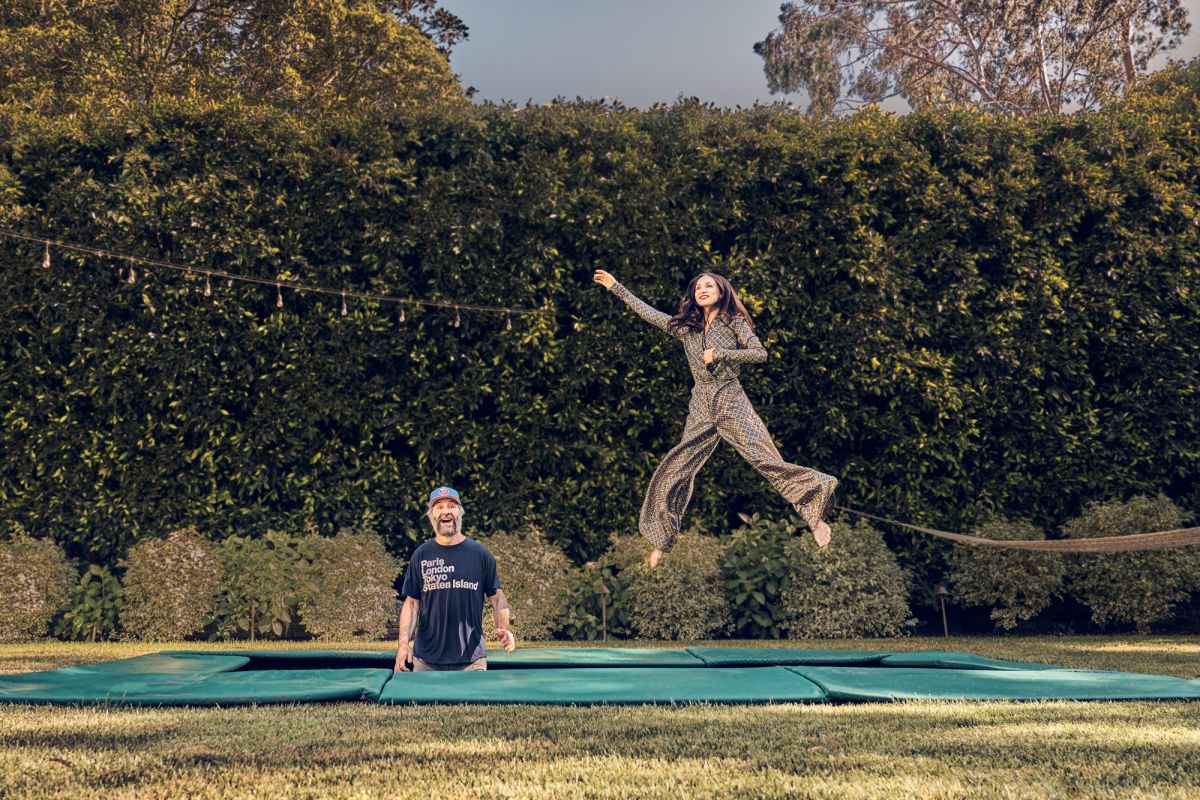 Maude and Judd Apatow for Rolling Stone, 2020