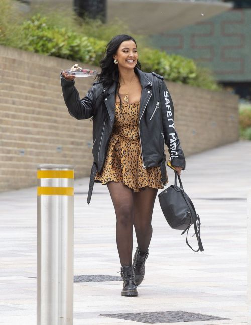 Maya Jama Leaves Television Centre in London 2020/06/07