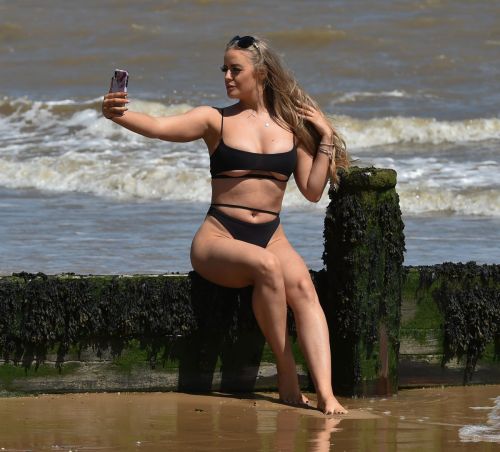 Megan Clark in Bikini at a Beach in Frinton 2020/05/30 6